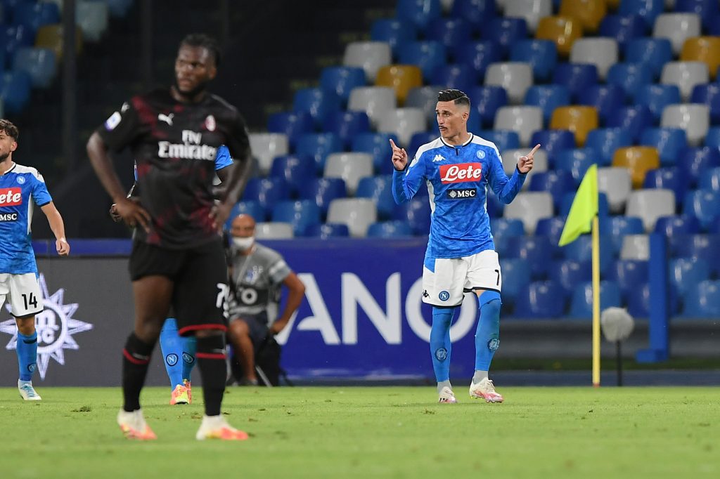 SSC Napoli v AC Milan - Serie A