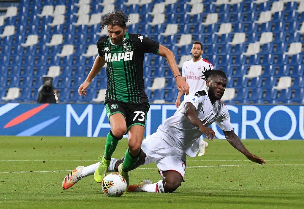 Manuel Locatelli in azione con