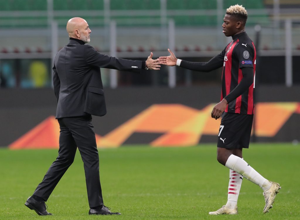 Pioli e Leao