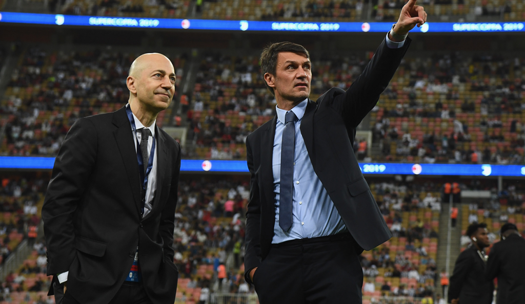 Gazidis e Maldini