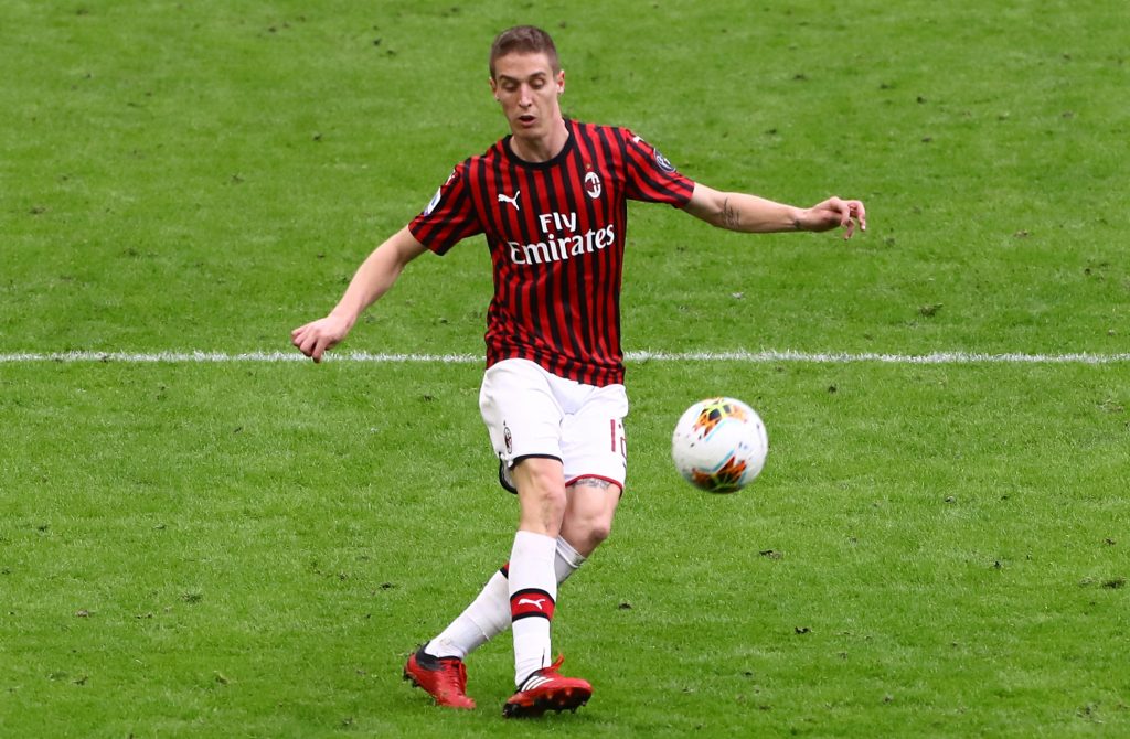 Andrea Conti, terzino destro classe 1994, attualmente in forza al Parma