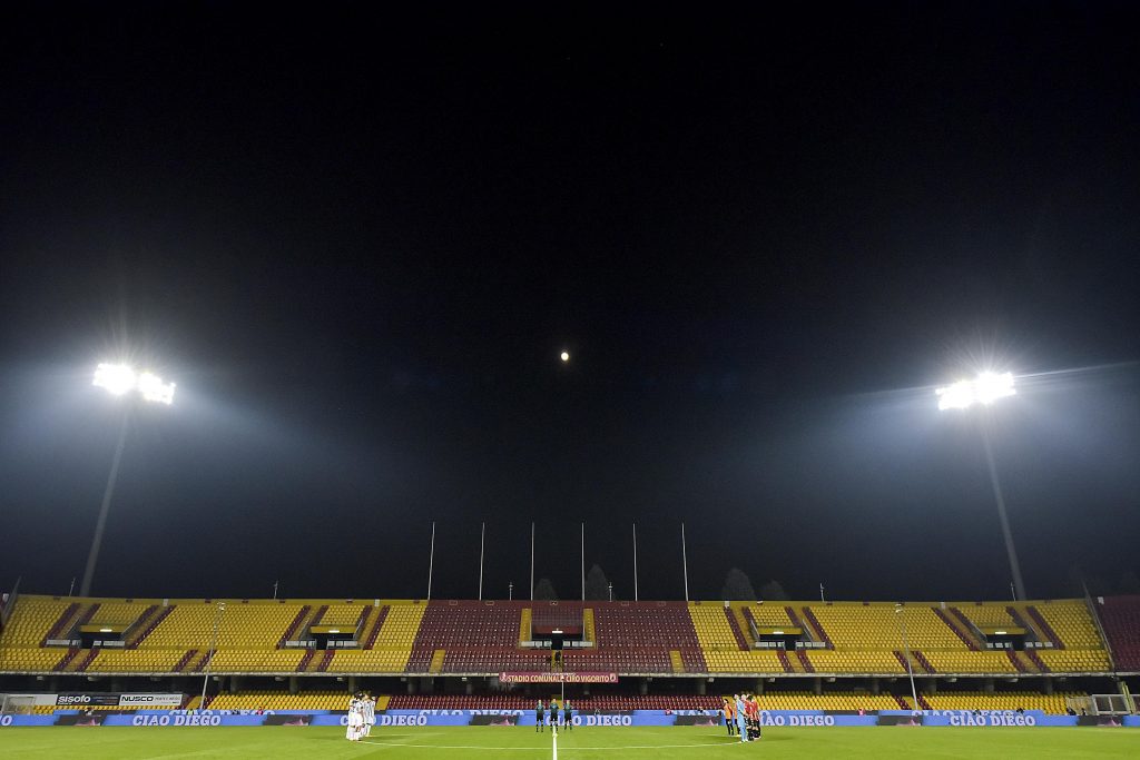 Lo stadio "Ciro Vigorito" di Benevento"