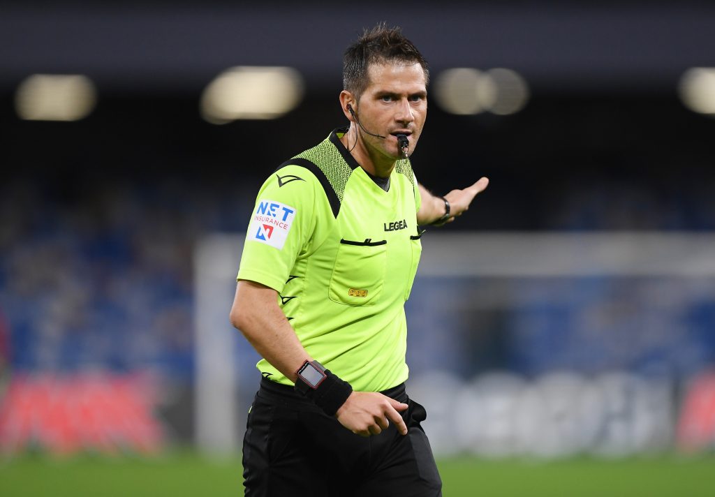 L'arbitro Fabrizio Pasqua