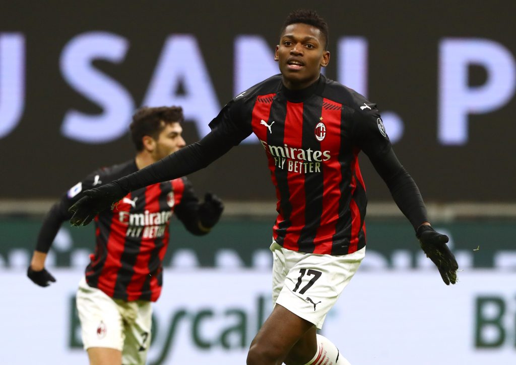 Rafael Leao con la maglia del Milan