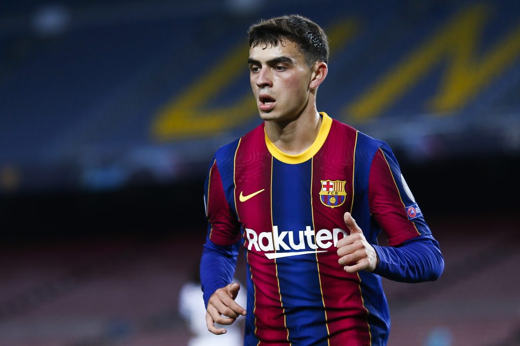 Pedri, talento del Barcellona