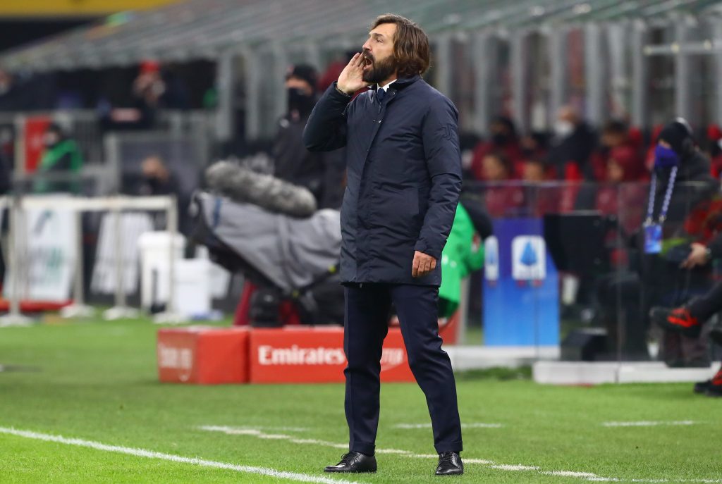 Andrea Pirlo, allenatore della Juve