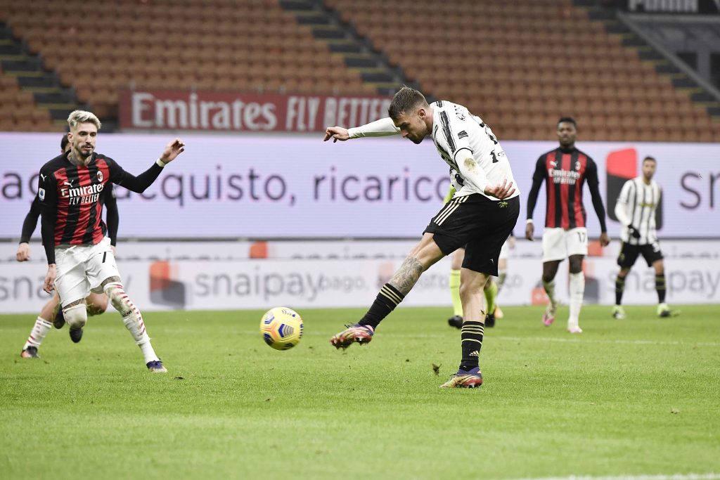 Ramsey in azione con la maglia della Juve