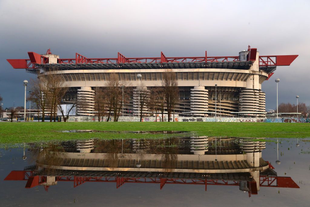 Veduta esterna dello stadio di San Siro