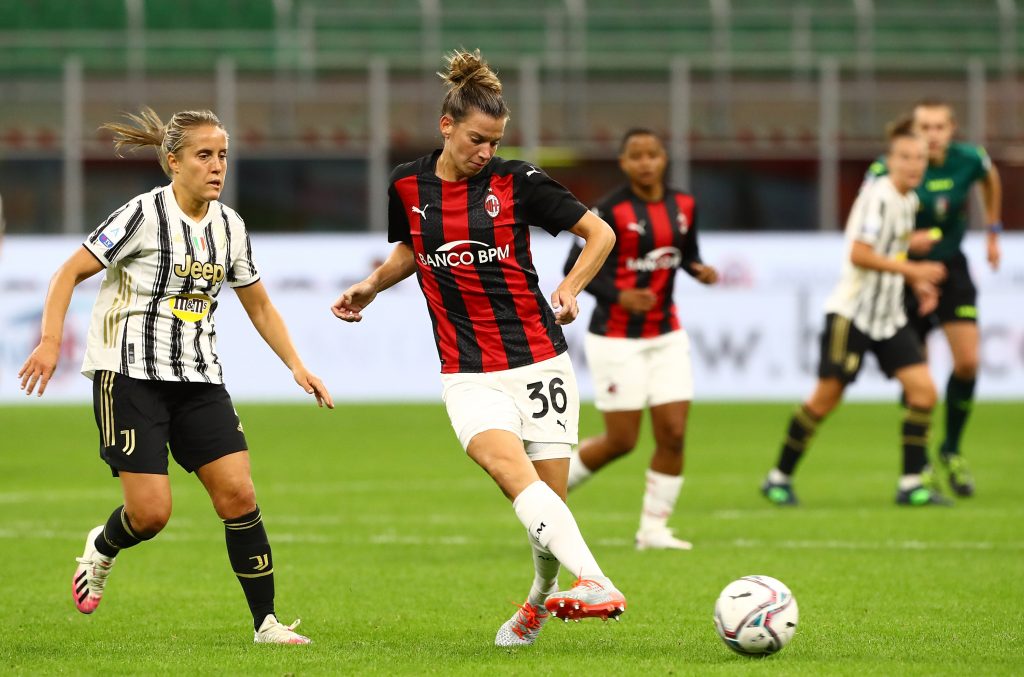 Laura Agard giocatrice classe '89 del Milan Femminile