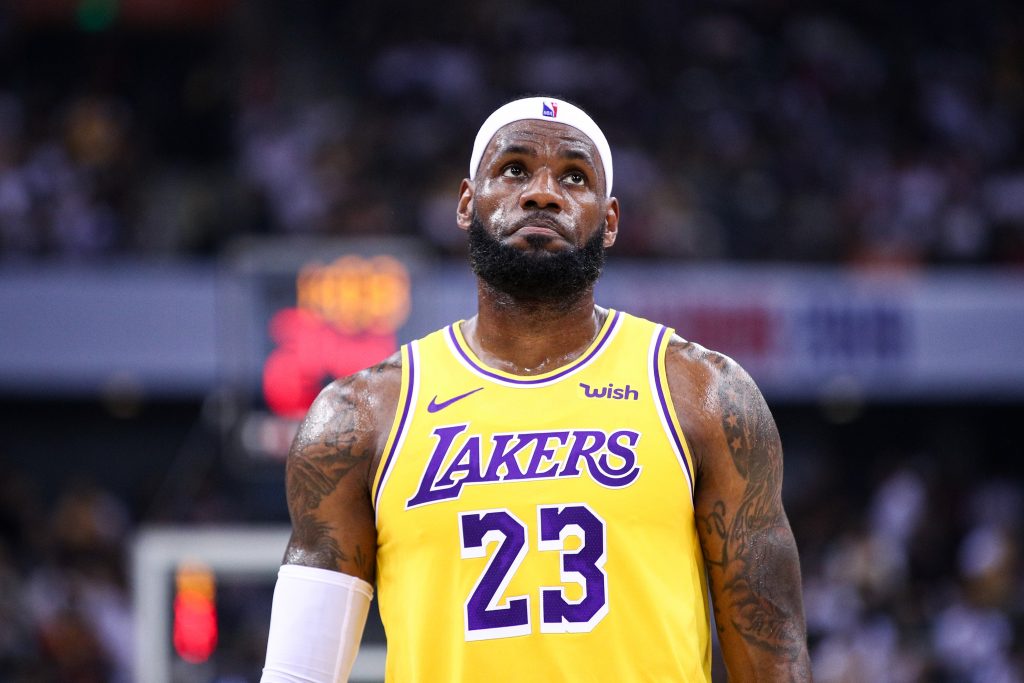 LeBron James stella dei Los Angeles Lakers