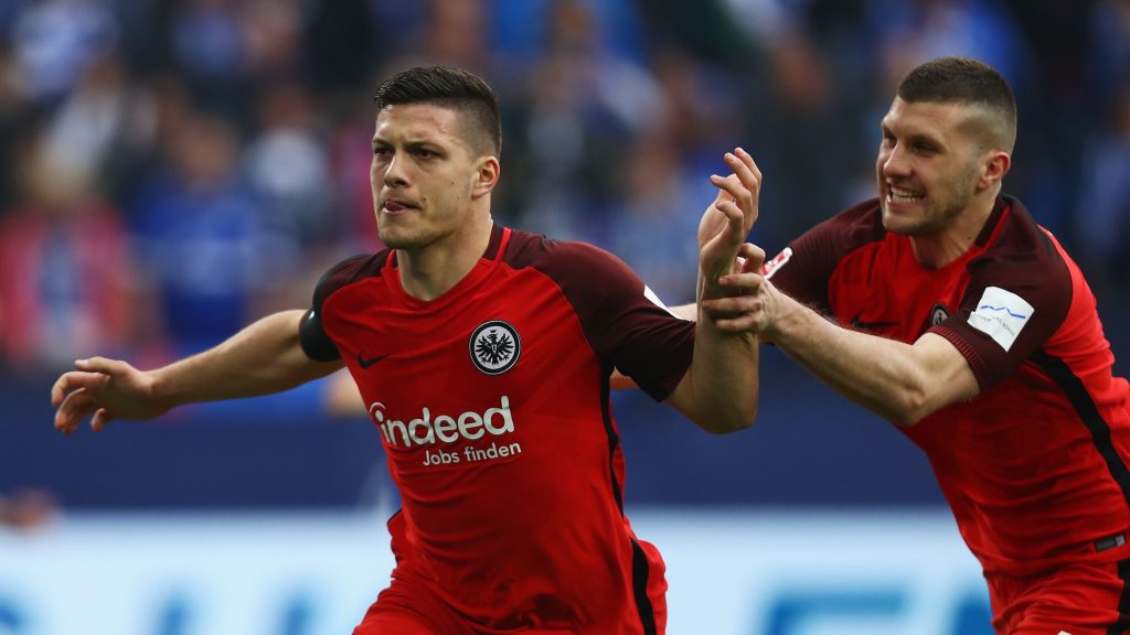 Luka Jovic e Ante Rebic ai tempi dell'Eintrach Francoforte