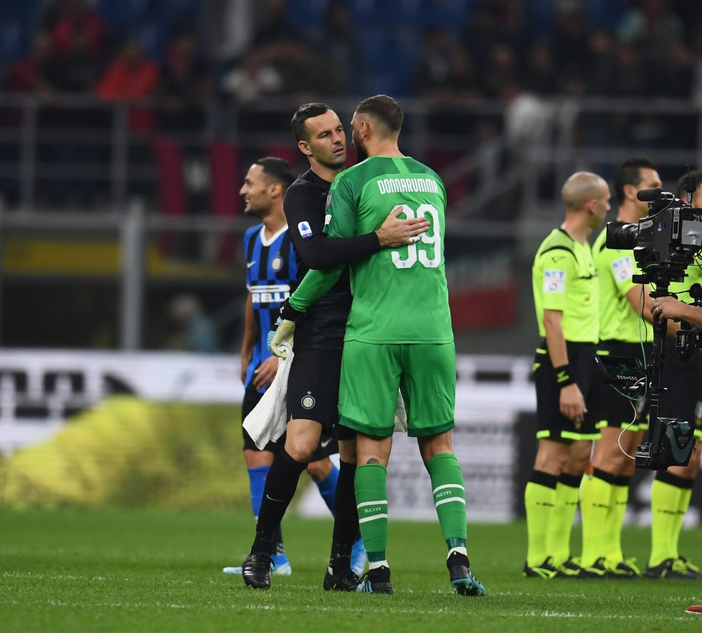 Samir Handanovic e Gigio Donnarumma
