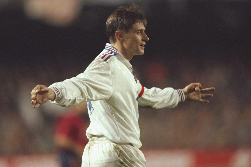 Stojkovic in azione con la maglia della Jugoslavia