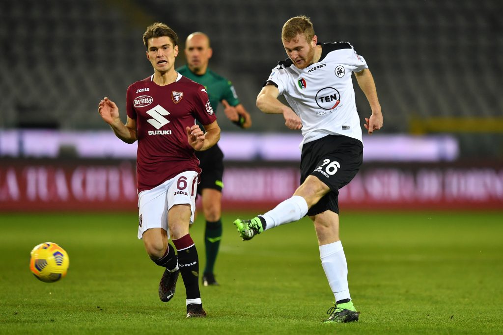 Tommaso Pobega, centrocampista del Milan in prestito allo Spezia