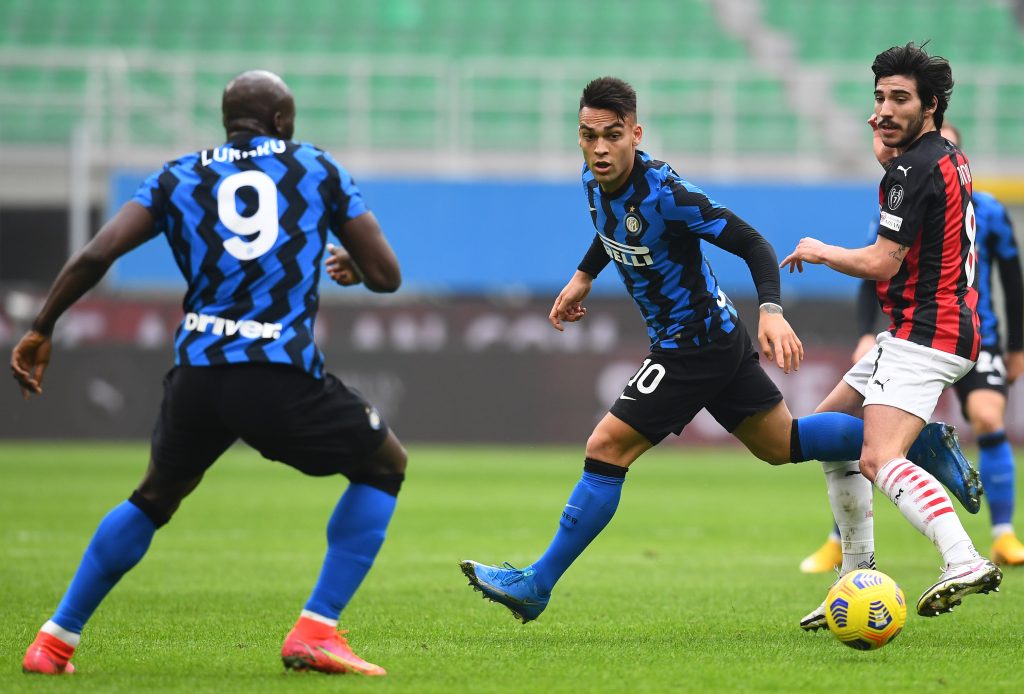 Romelu Lukaku e Lautaro Martinez, attaccanti dell'Inter