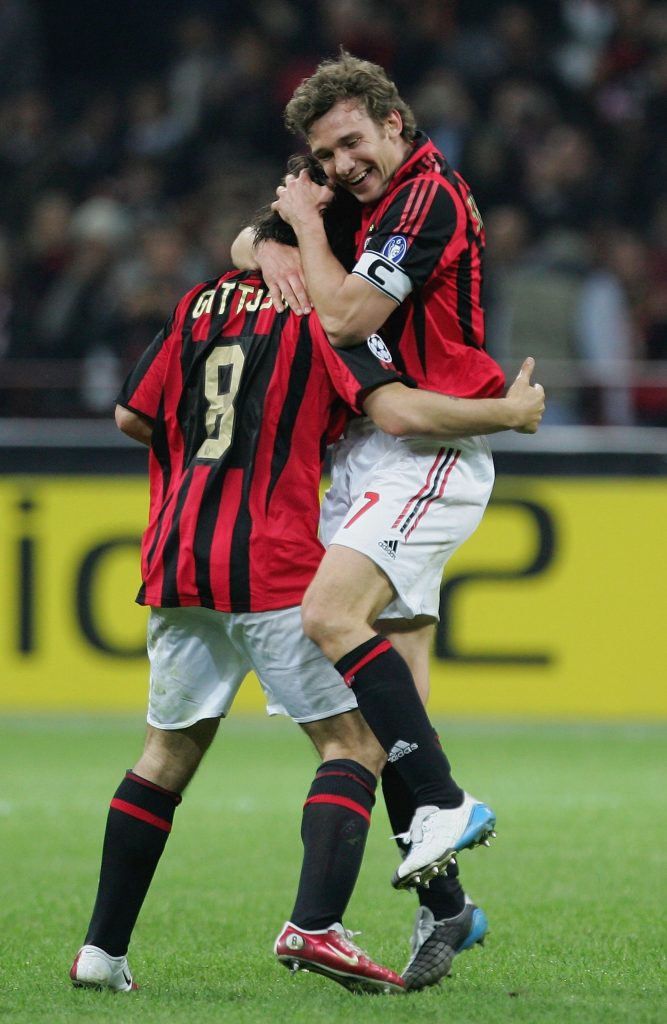 Andriy Shevchenko e Rino Gattuso