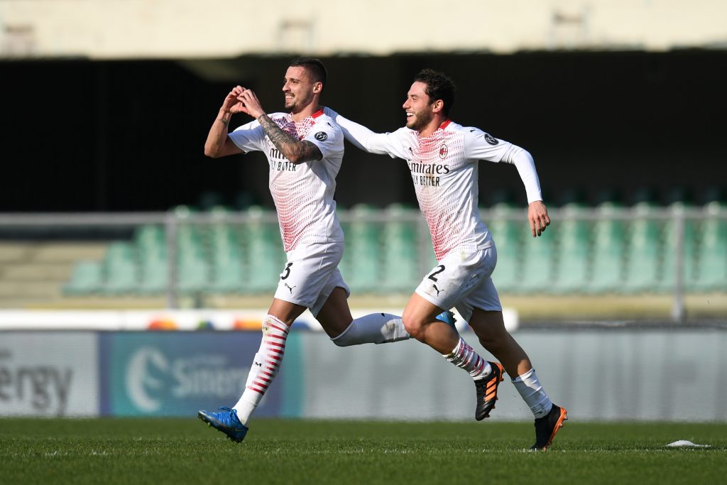 Rade Krunic e Davide Calabria