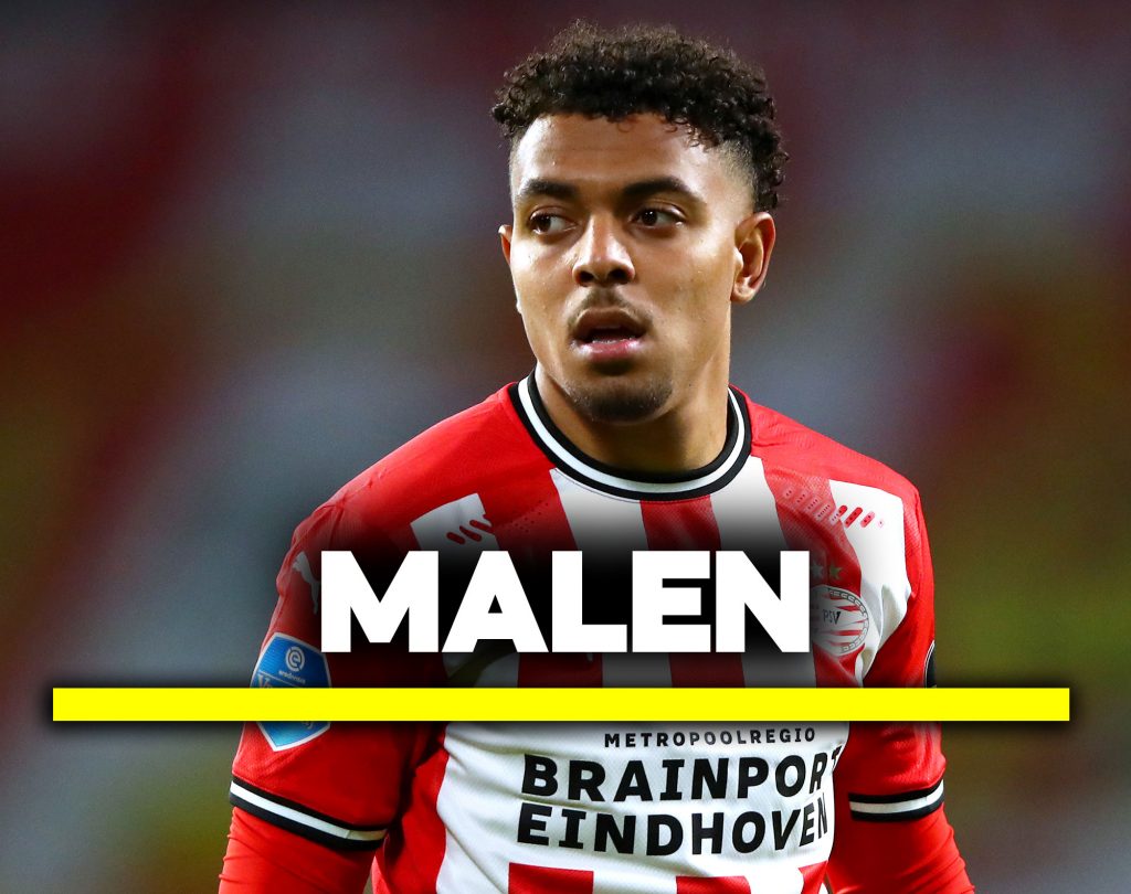 Donyell Malen piace molto a Maldini.