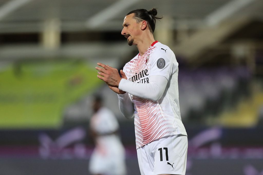 Ibrahimovic applaude i compagni in quel di Firenze