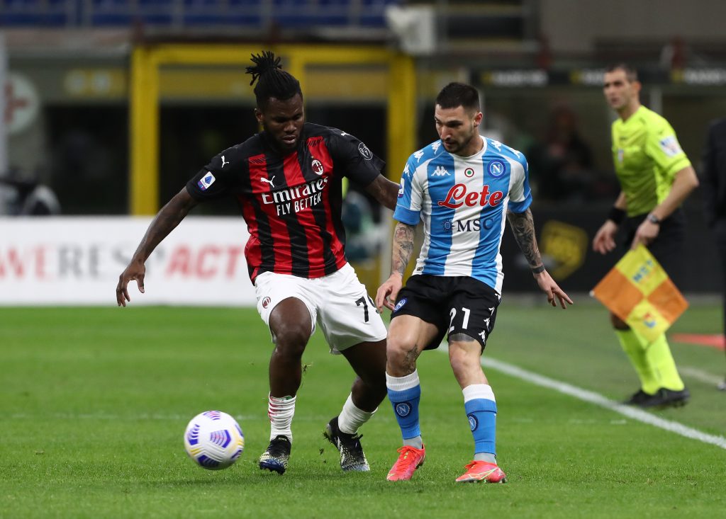 Kessie e Politano in Milan-Napoli