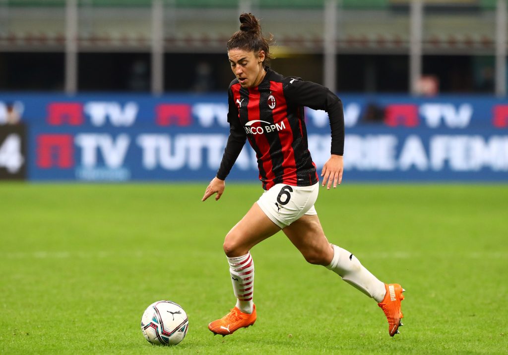 Laura Fusetti, una delle veterane del Milan di Ganz