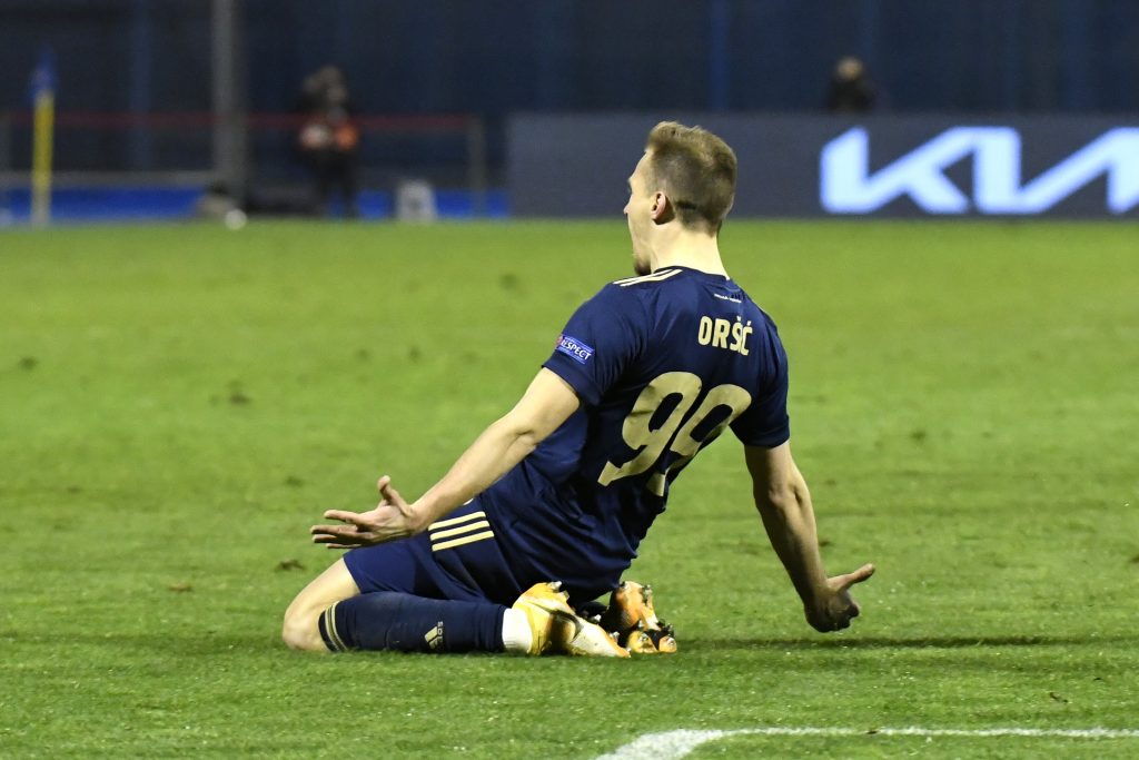 Orsic, giocatore croato della Dinamo Zagabria