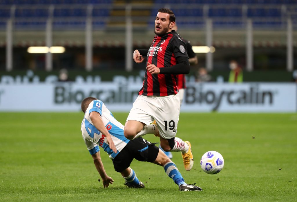 Theo Hernandez e Demme in Milan-Napoli