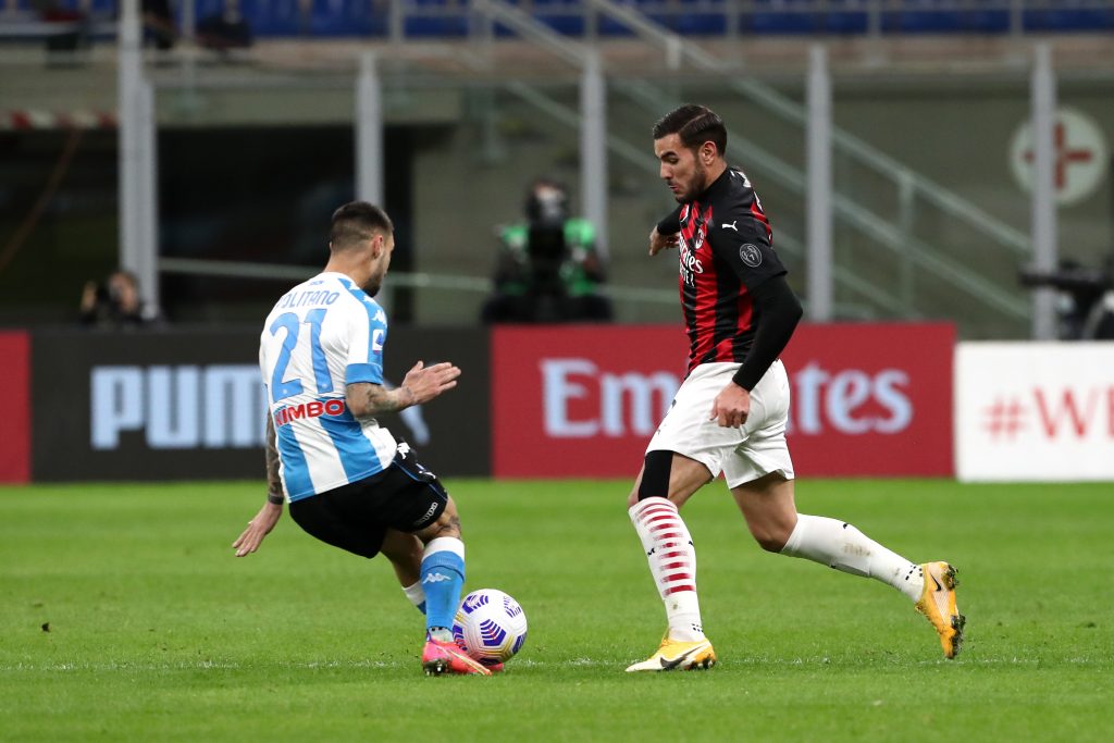 Theo Hernandez e Matteo Politano.