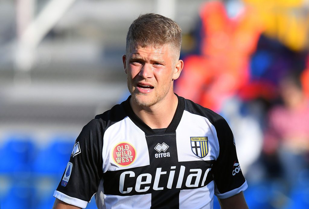 L'attaccante danese del Parma Cornelius