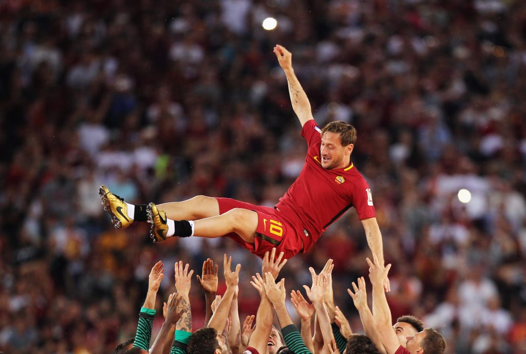 Francesco Totti, capitano leggendario della Roma
