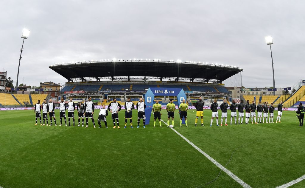 Parma-Milan, prima del calcio d'inizio