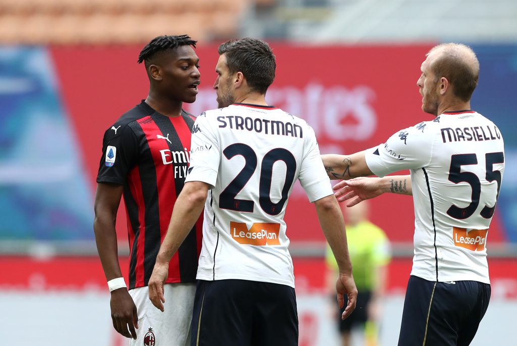 Rafael Leao durante MIlan-Genoa.