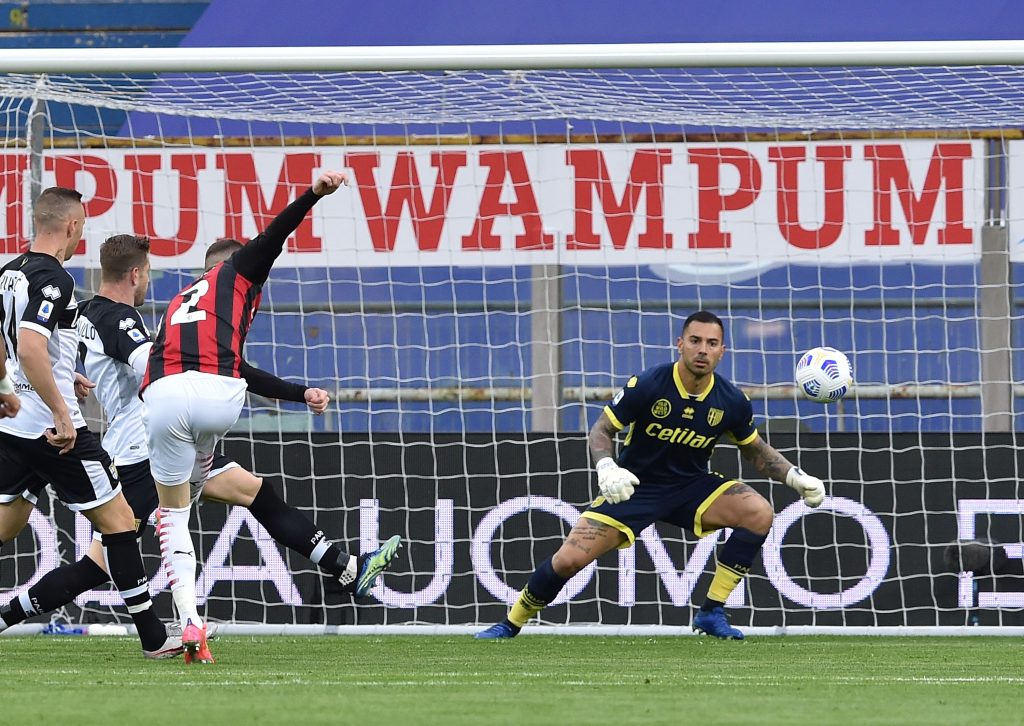 Ante Rebic, goal in Parma-Milan
