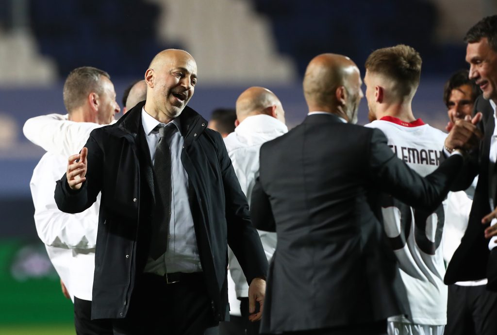 Ivan Gazidis a Bergamo.