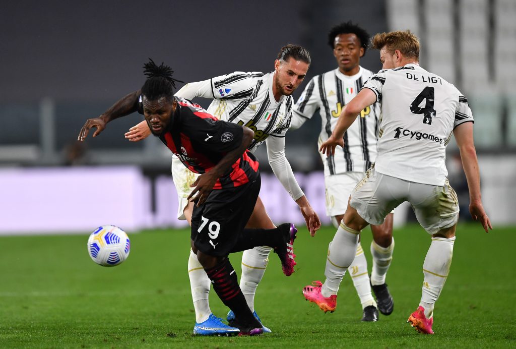 Franck Kessie in Juventus-Milan.