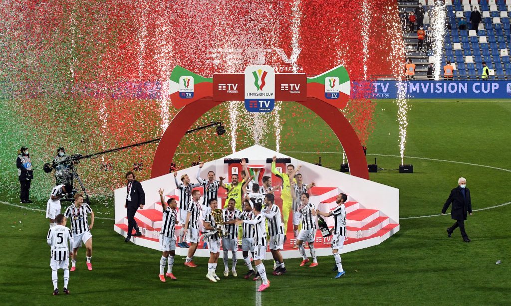 Juventus vince la Coppa Italia al Mapei Stadium.