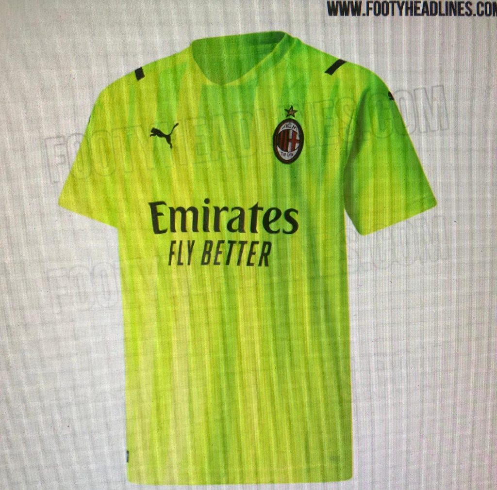 Milan prima maglia portiere 21-22