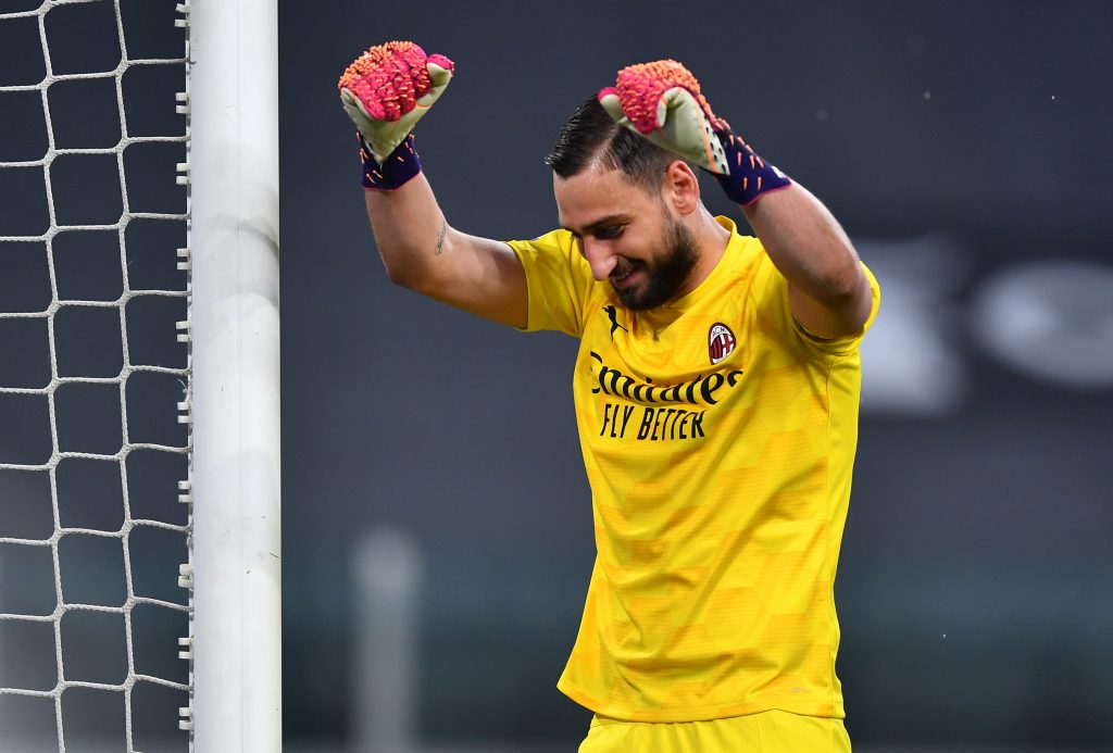 Donnarumma, prossimo a salutare il Milan