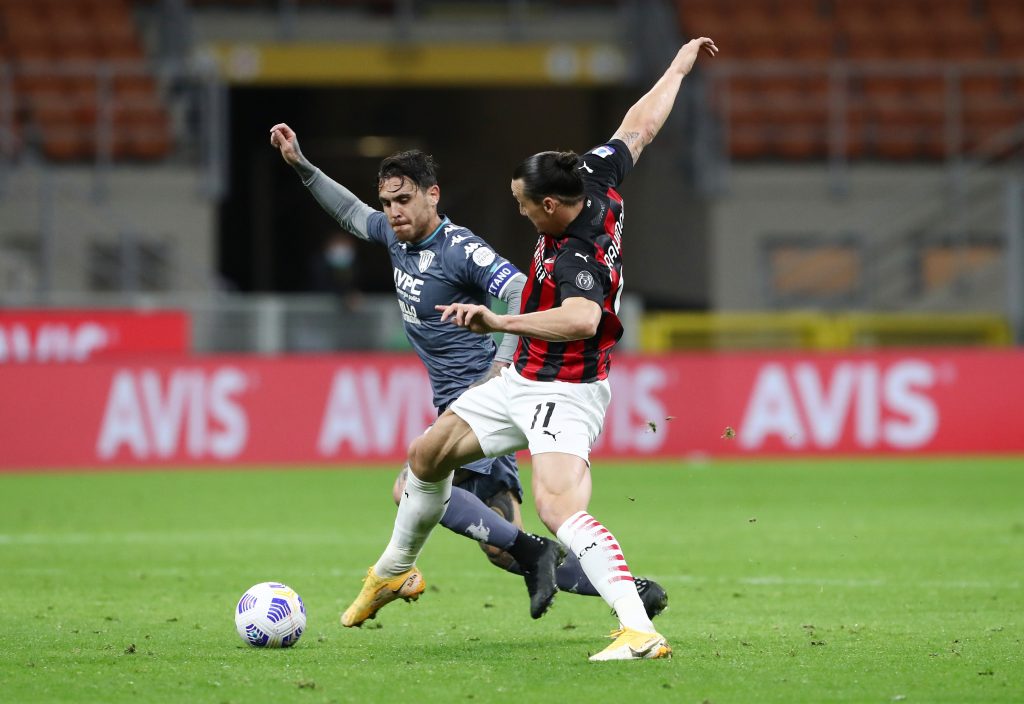 Ibrahimovic contro il Benevento.