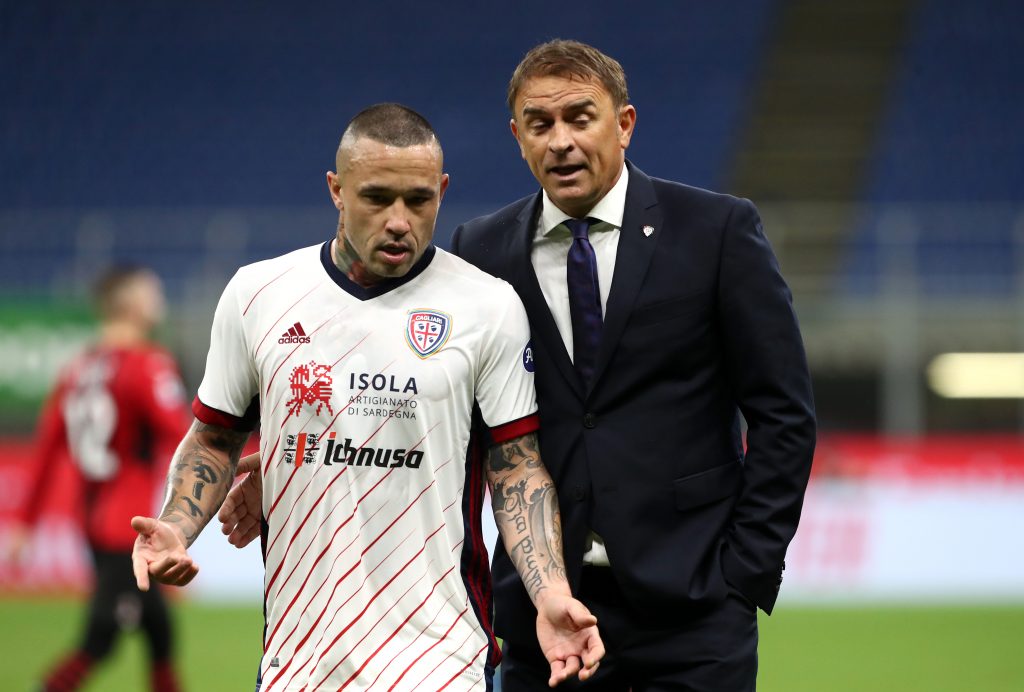 Leonardo Semplici e Radja Nainggolan