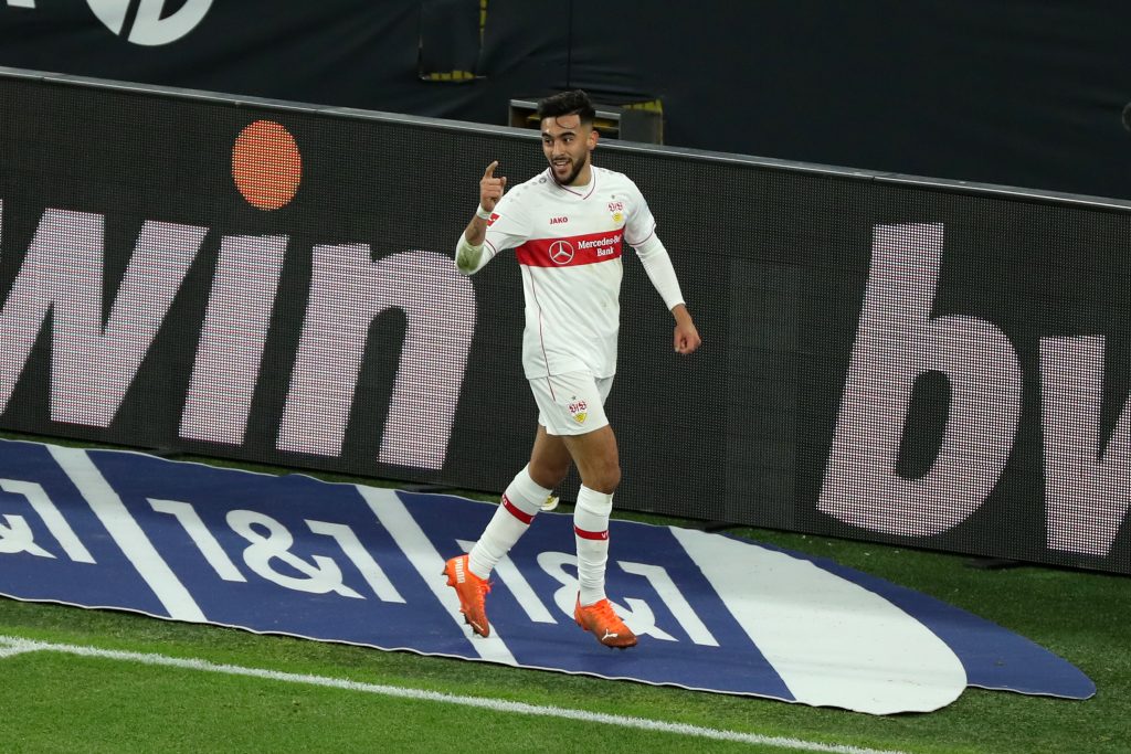 Nicolas Gonzalez con la maglia dello Stoccarda
