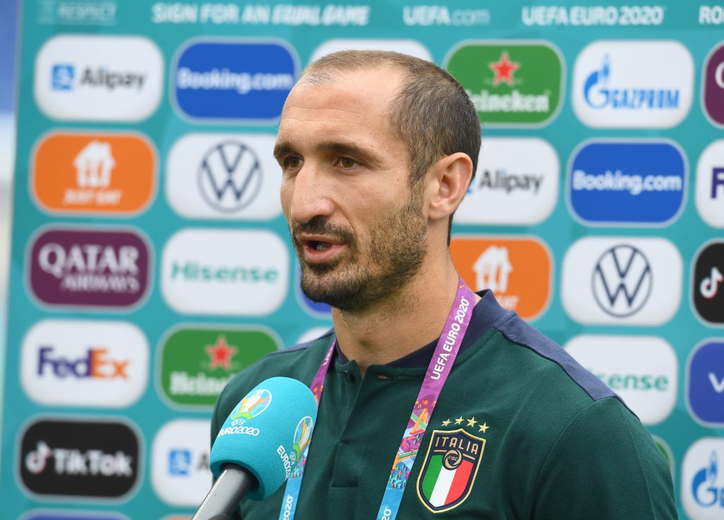 Giorgio Chiellini, capitano della Nazionale