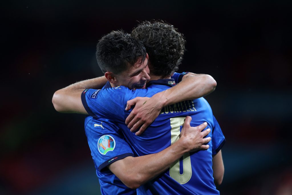 Locatelli e Pessina con la maglia Azzurra