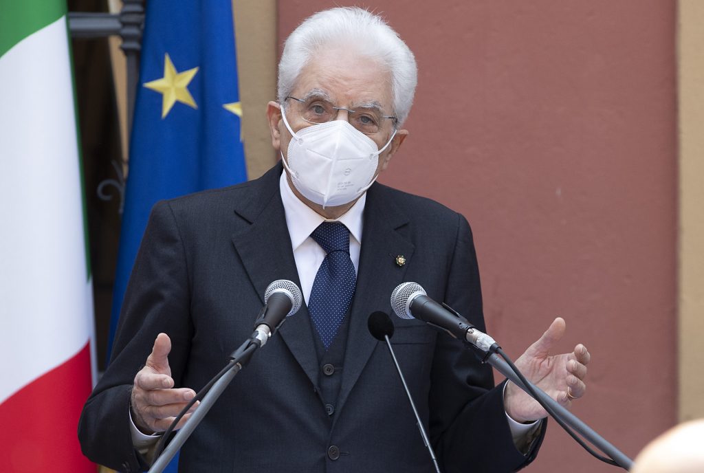 Il Presidente della Repubblica Sergio Mattarella