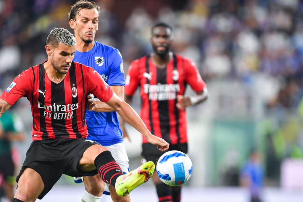 Theo Hernandez, Sampdoria-Milan
