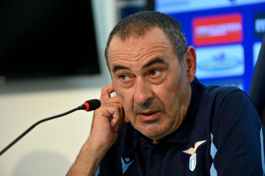 Maurizio Sarri, allenatore della Lazio