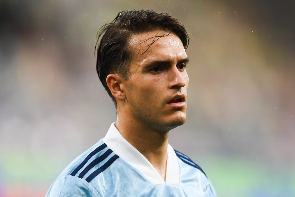 Denis Suarez con la maglia del Celta Vigo