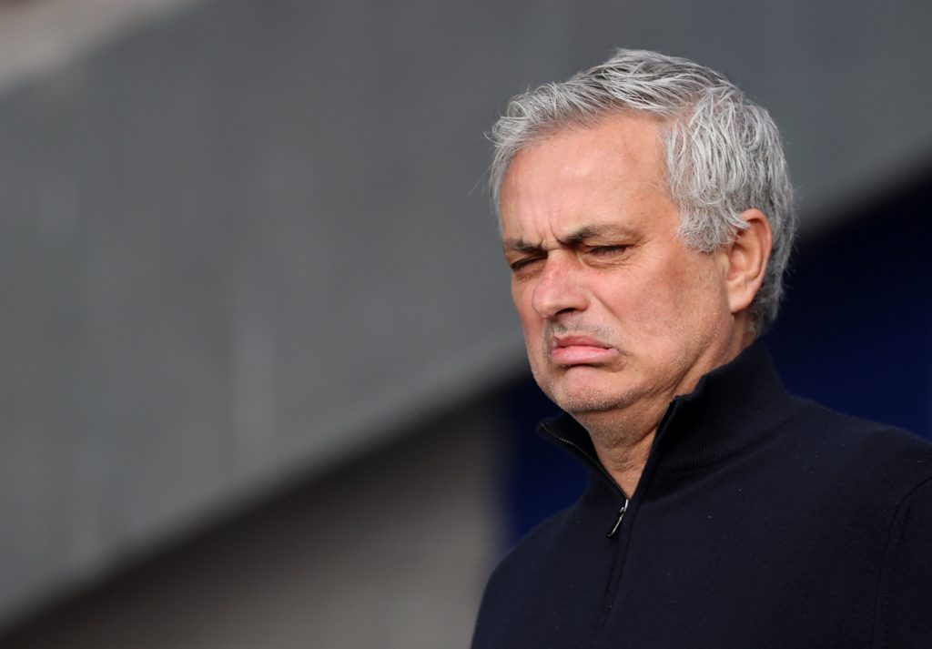 Jose Mourinho, allenatore della Roma.
