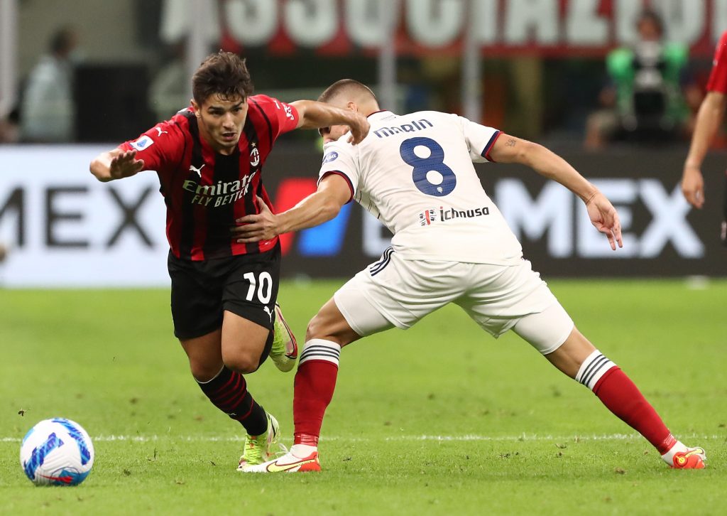 Brahim Diaz in Milan-Cagliari