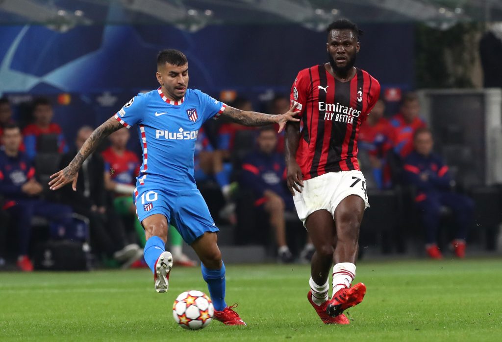 Franck Kessie in azione.